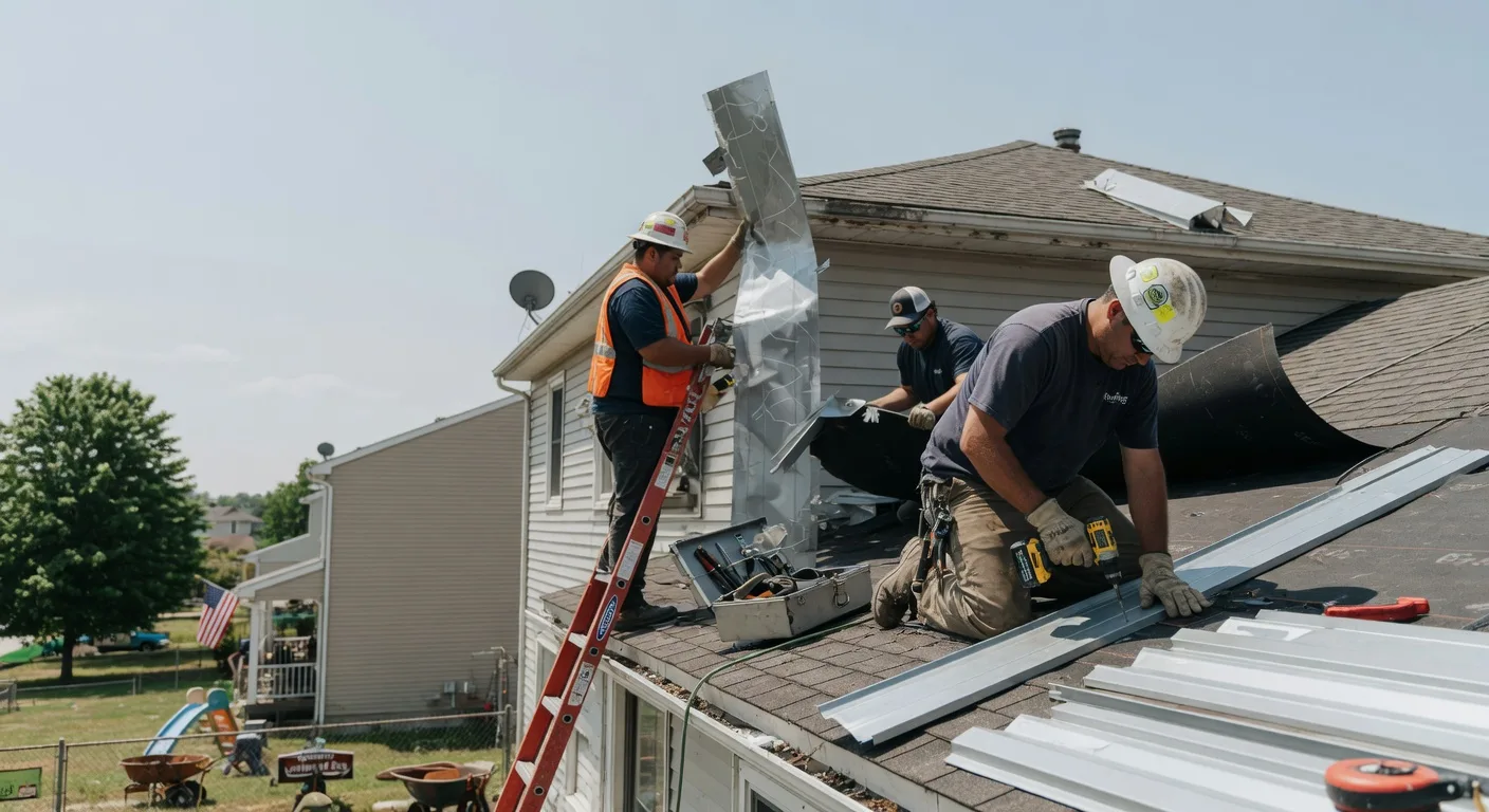 Metal Roof Repair in Harveyville, KS